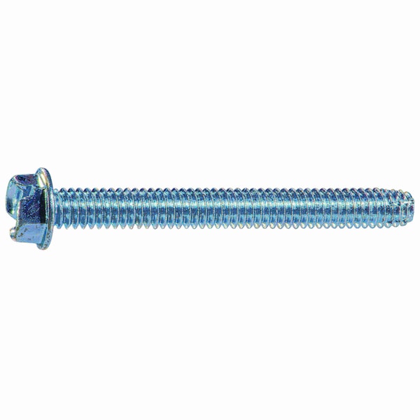Midwest Fastener Sheet Metal Screw, #12 x 2 in, Zinc Plated Steel Flange Hex Head 6 PK 931768 - main